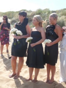 bridesmaids kate, leah and lyndall