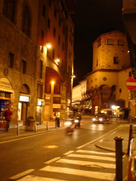 Evening Via Vecchio, Florence