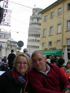 J & W Lunch in Pisa Piazza