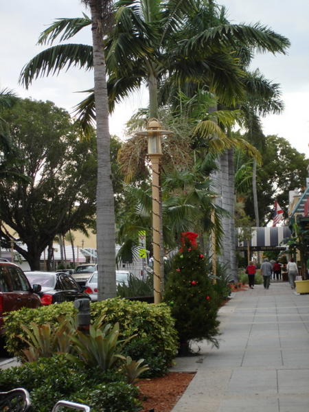 December on 5th Ave. Naples Florida