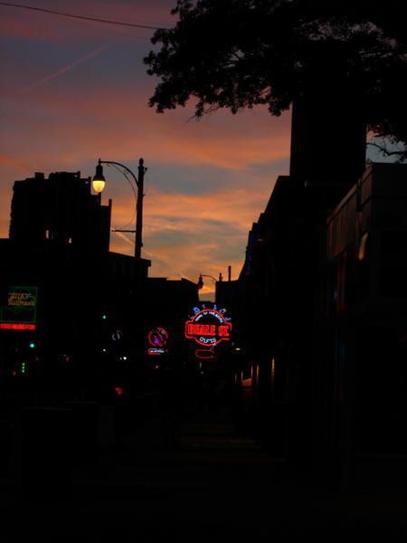 Sunset on Beale Street