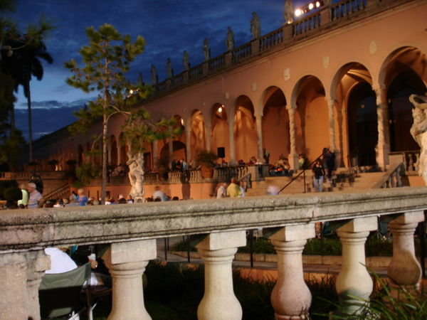 Magical Night at the Ringling Museum Courtyard