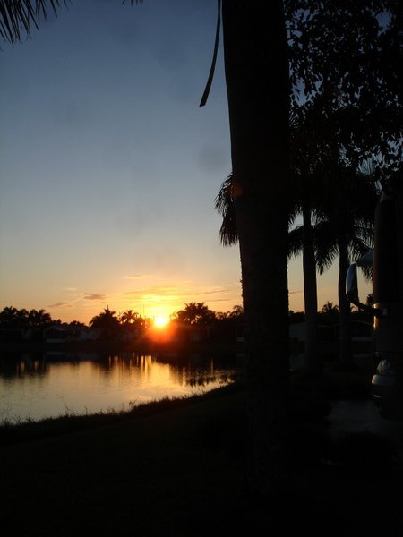 Sunset at Silver Lakes