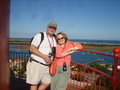 Wes and Joanne Top of Lighthouse, St. Augustine