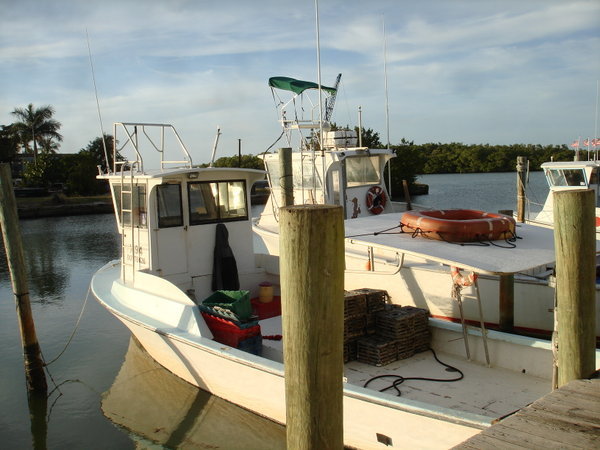Fishing and crabbing boats at Captain Kirk's, Goodland