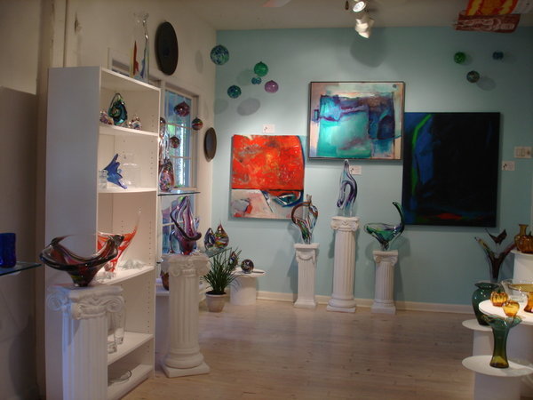 Glass Art Collection = Crossed Palm Gallery, Bokeelia