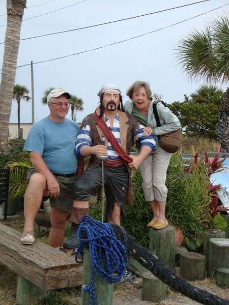 Wes, The Pirate, & LJ at Archies, Fort Pierce
