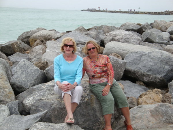 Ann & Joanne at the Jetty, Venice
