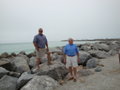 Wes and Doug at the Jetty. Venice
