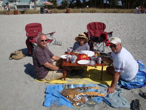 Beach Picnic with George, Zita and Wes