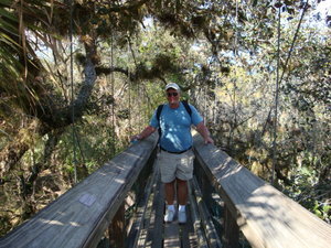 Wes on the Myakka Canopy Bridge