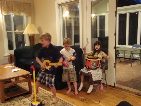 The Kids Formed a Rock Group
