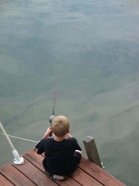 Casey Fishing Ballston Lake