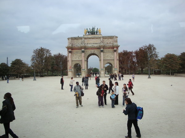 Arch to Toileries Garden Near Louvre