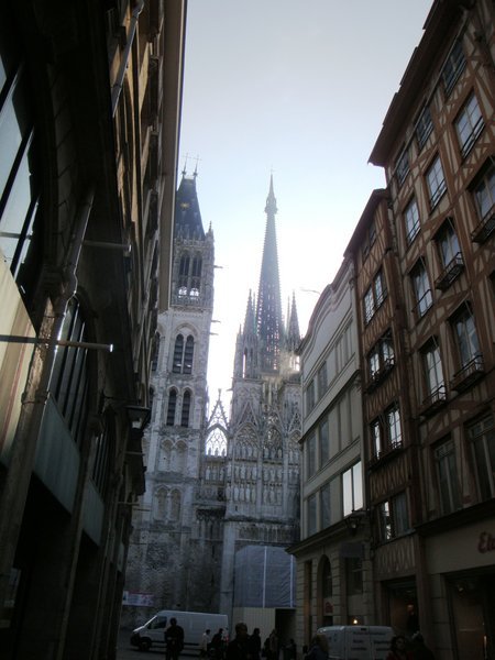 Notre Dame Rouen Steel Tower