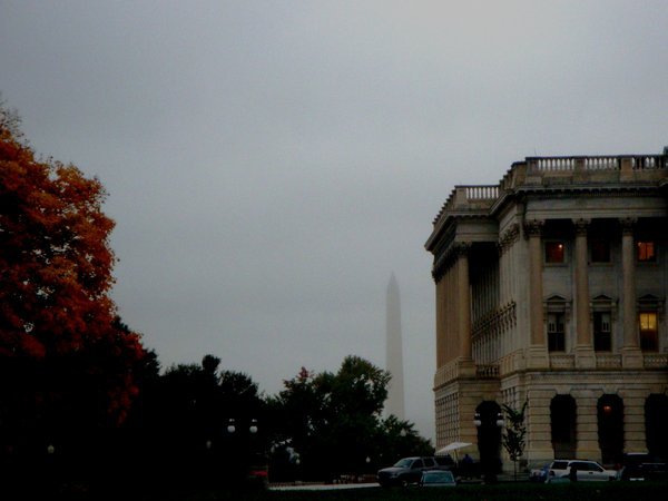 Washington Monument in the Mist