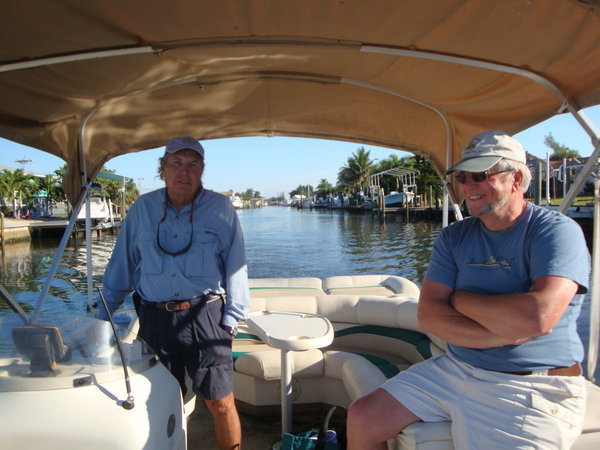 Captain Mike and Wes, Monroe Canal, St. James City
