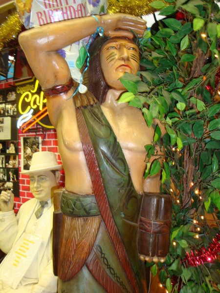 Cigar Store Indian and Al Capone