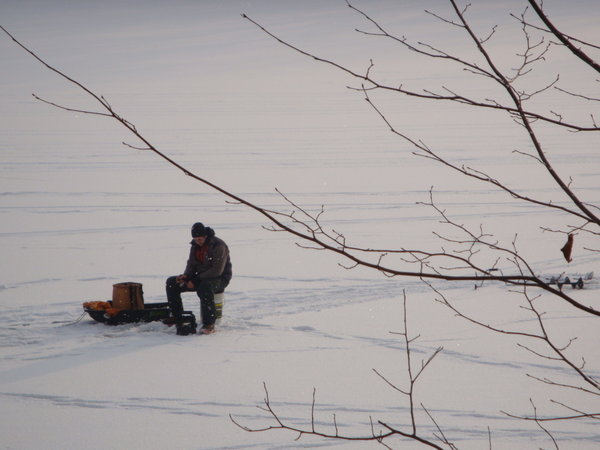 Go Ice Fishing on Ballston Lake