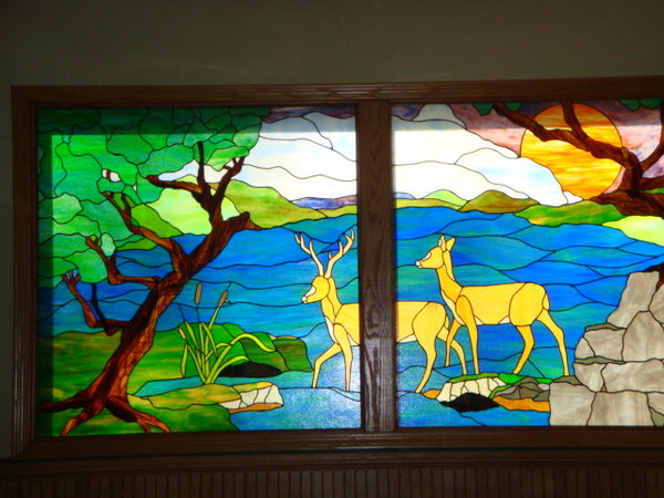Stained Glass at Jimmy's Deer Head