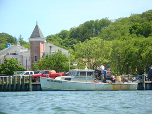 Lobster Boat in Sweet Northport Harbor