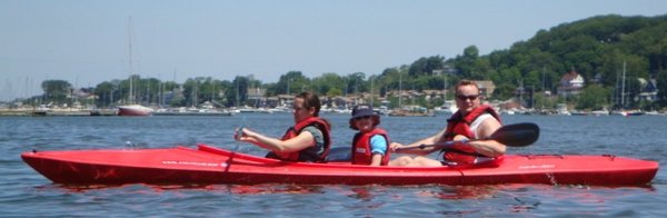 Kayaking in Northport Harbor