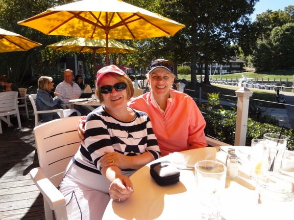 Joanne & Cindy - Lunch at North Harbor