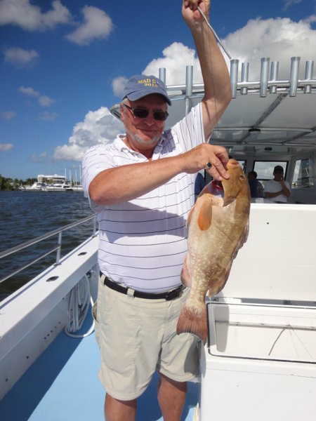Wes and His 23" Red Grouper