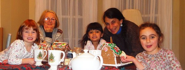 Gingerbread Decorating With the Little Girls