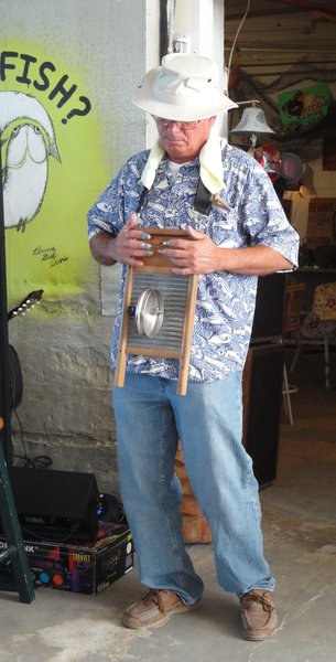 Scotty on His Washboard