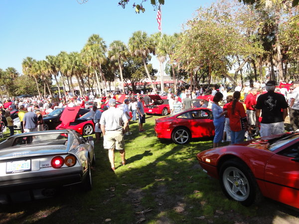 This is one BIG Exotic Car Show