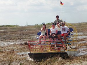 Airboat in the Saw Grass