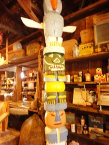 Totem in Smallwood Store Museum