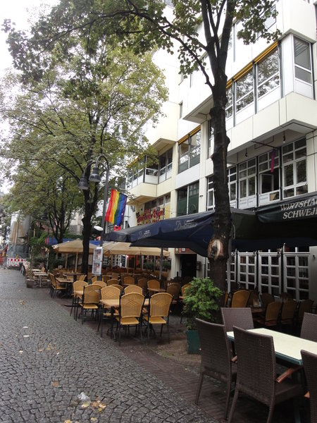 Sidewalk cafe in Cologne