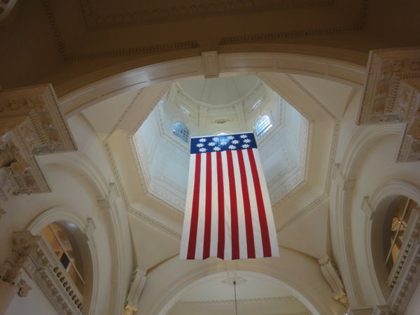 Flag in the Rotunda