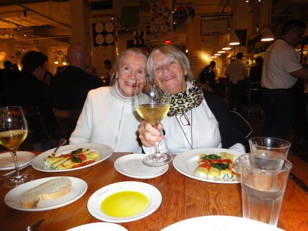 Cheers at Eataly!