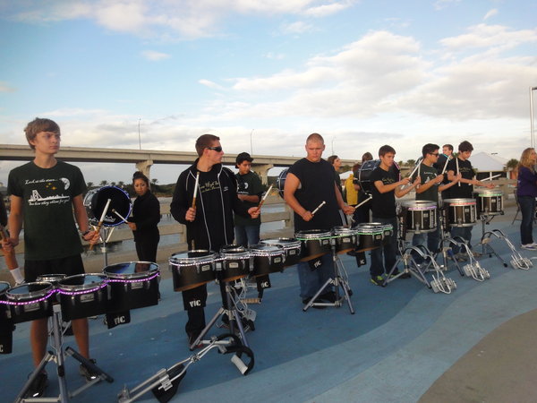 High School Percussion Band 