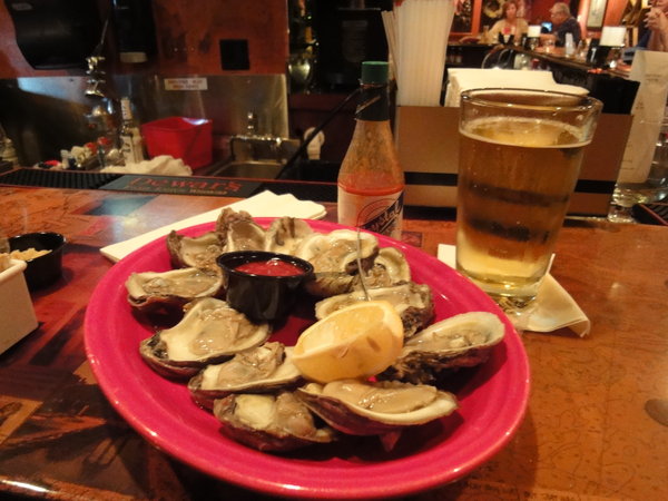 Oysters at Reds