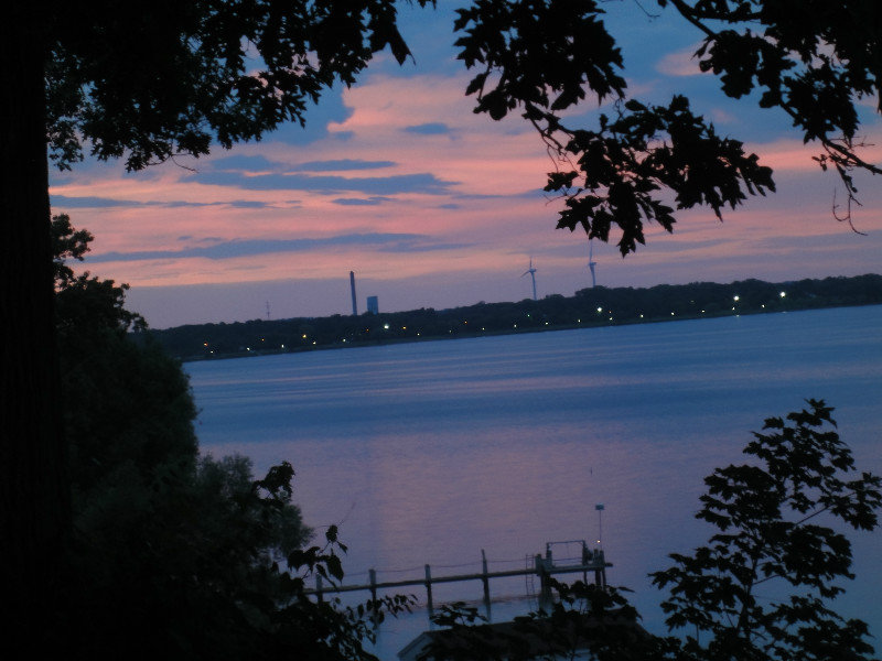 Sunset on Lake Geneva