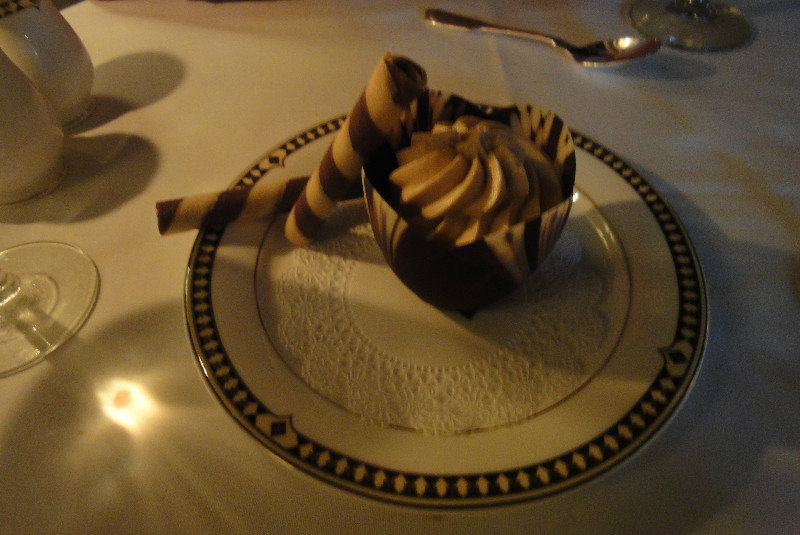 Dessert - That's a Chocolate Cup with Peanut Butter Mousse