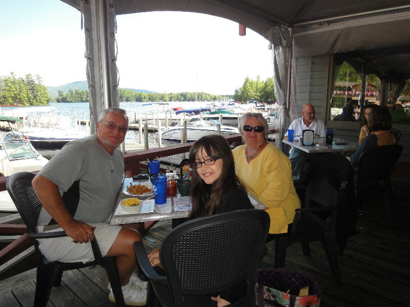 Lunch at Algonquin Lake George