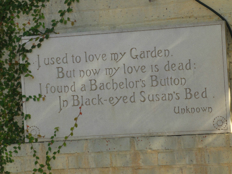 Funny Garden Saying
