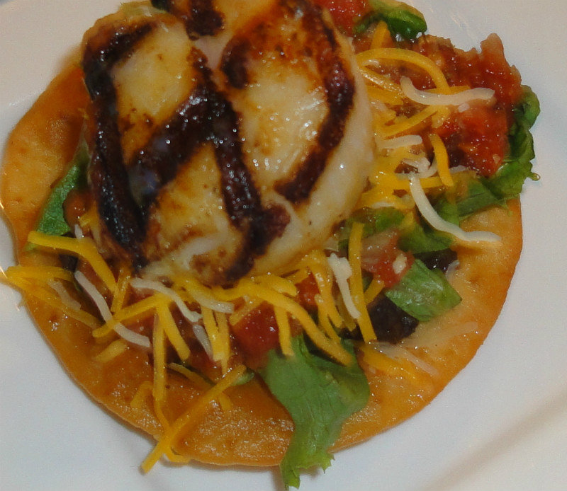 Scallop Tostado at The Reef