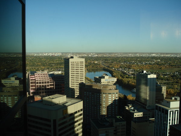 Blick auf Edmonton