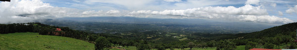 Costa Rica - Poás Volcano (Volcán Poás) valley view at 8,500 feet.
