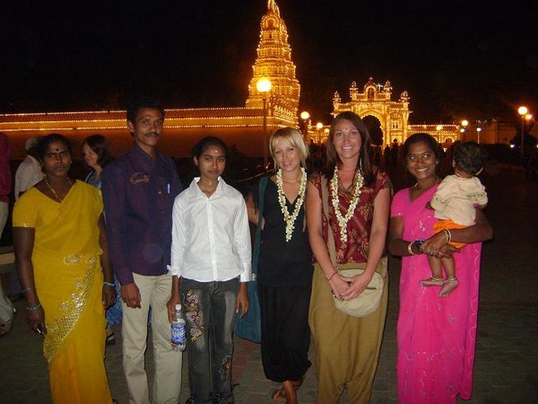 Divarli celebrations with Indian family