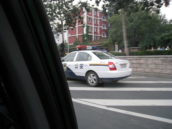 Cops in Hyundais