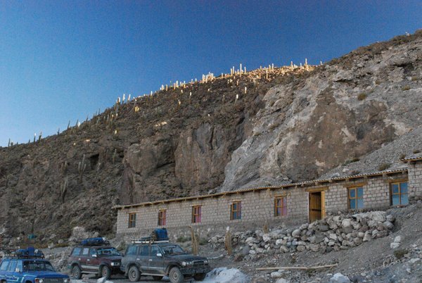 Salzhotel am Rande der Salar de Uyuni