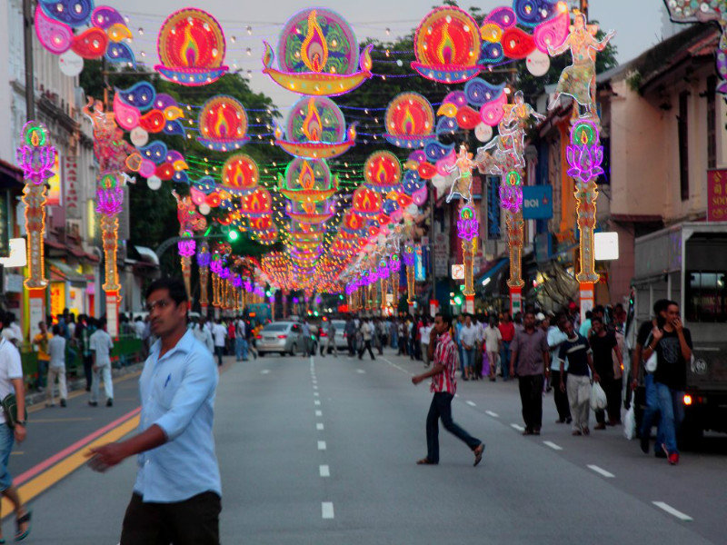Little India just before Dewali 2013