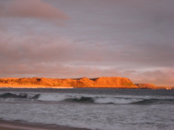 Sunset on Phillip Island before the Penguins arrived